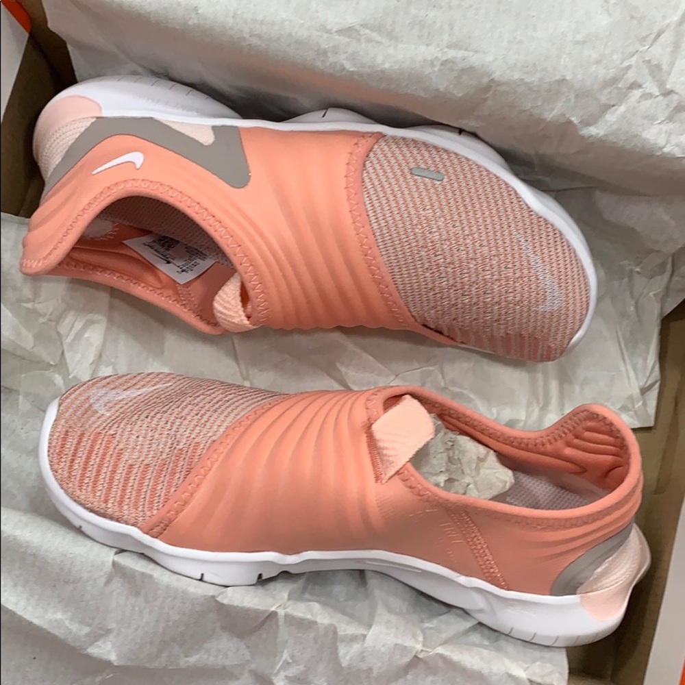 WMNS NIKE FREE RN FLYKNIT 3.0 Pink Quartz/White-Ec - Picture 5 of 16